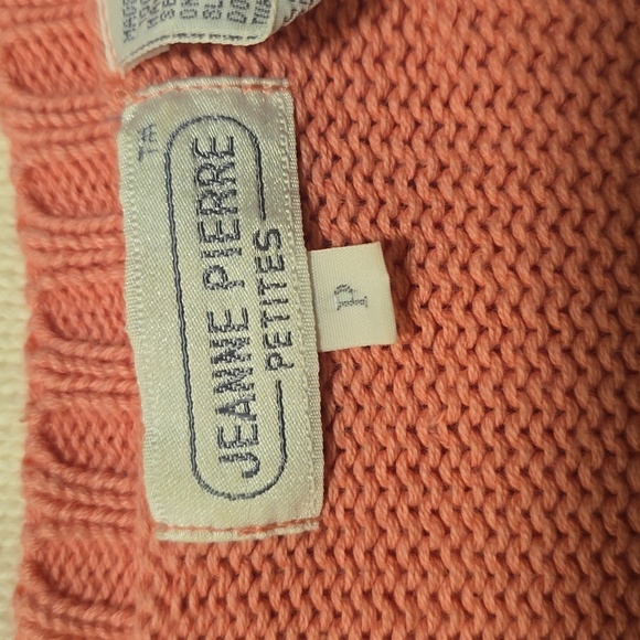 NWOT Jeanne Pierre Striped Sweater Vest - Picture 4 of 6